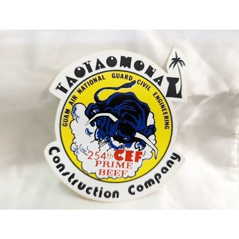 USAF Taotaomona Construction 254 Guam Air National Guard Civil Engineering Decal